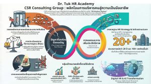 Dr.Tuk HR Academy พัฒนาคน พัฒนาองค์กร สู่ความเป็นเลิศด้าน HR